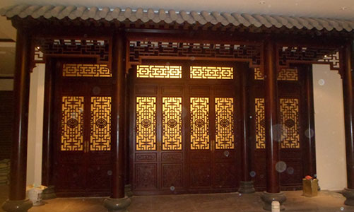 金门传统仿古门窗浮雕技术制作方法
